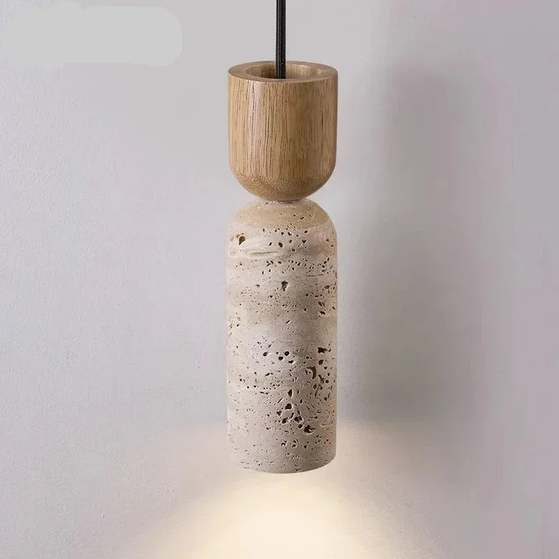 Ivaylo Travertine Pendant Lamp