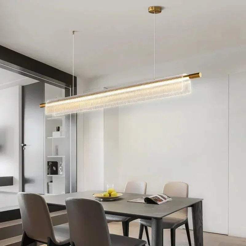 Saddie Iron Bar LED Pendant Lamp