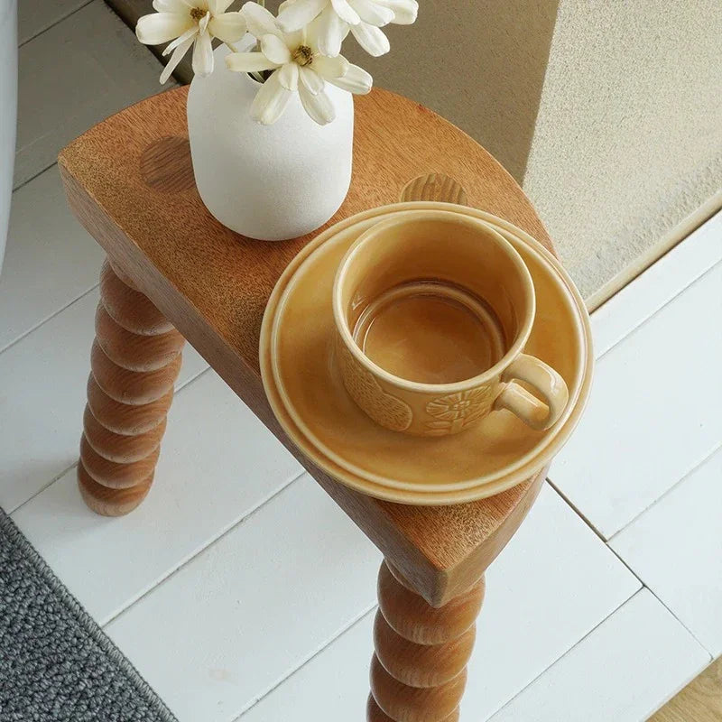 Heather Wood Stool
