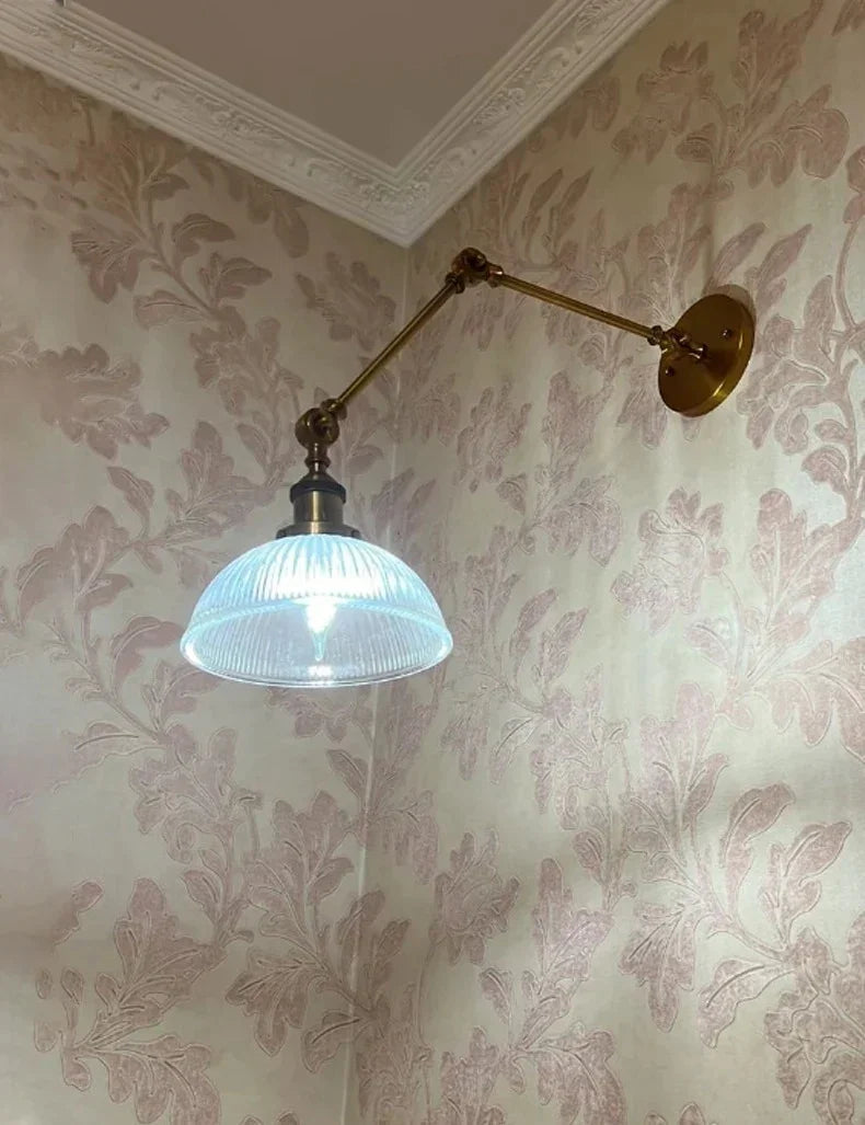Mckinley Glass Adjustable Wall Lamp