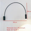 Freyja Gold Arch Wall Lamp