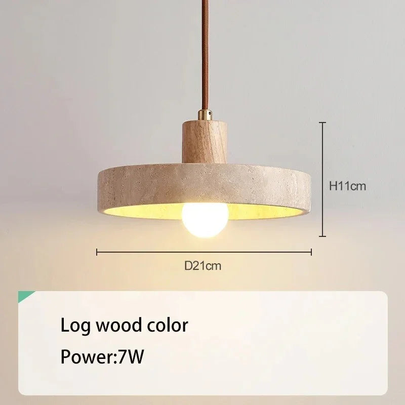 Ryne Travertine Pendant Lamp