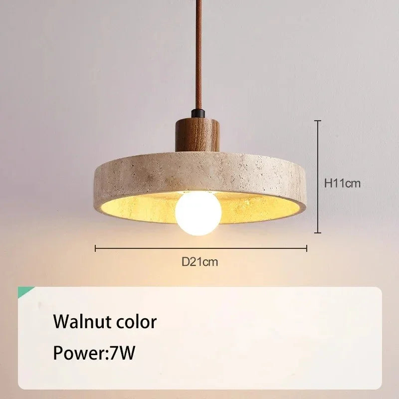 Ryne Travertine Pendant Lamp