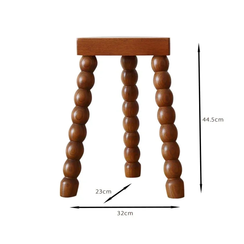 Heather Wood Stool