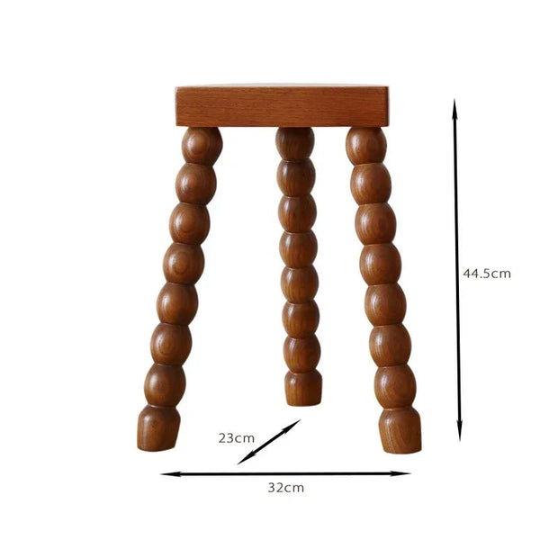 Heather Wood Stool