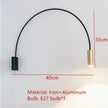Freyja Gold Arch Wall Lamp