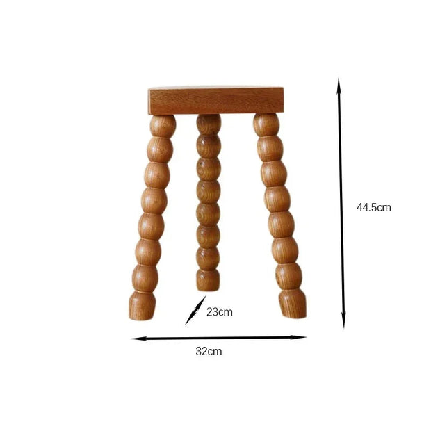Heather Wood Stool