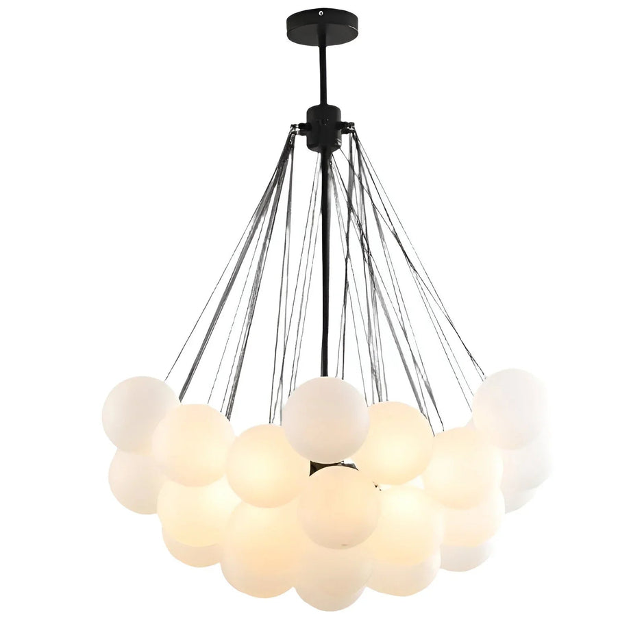 Karlene Frosted Ball Chandelier