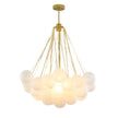 Karlene Frosted Ball Chandelier