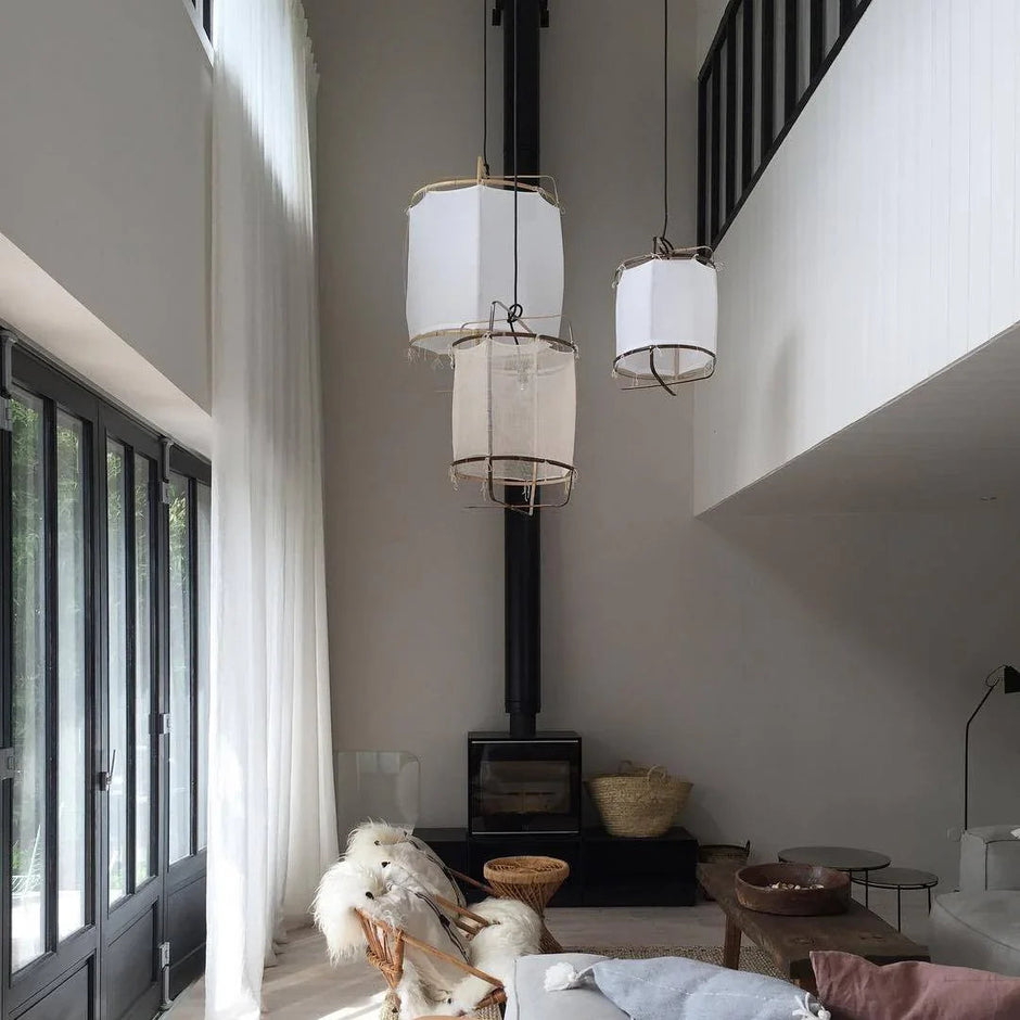 Elin Bohemian Bamboo Pendant Lamp