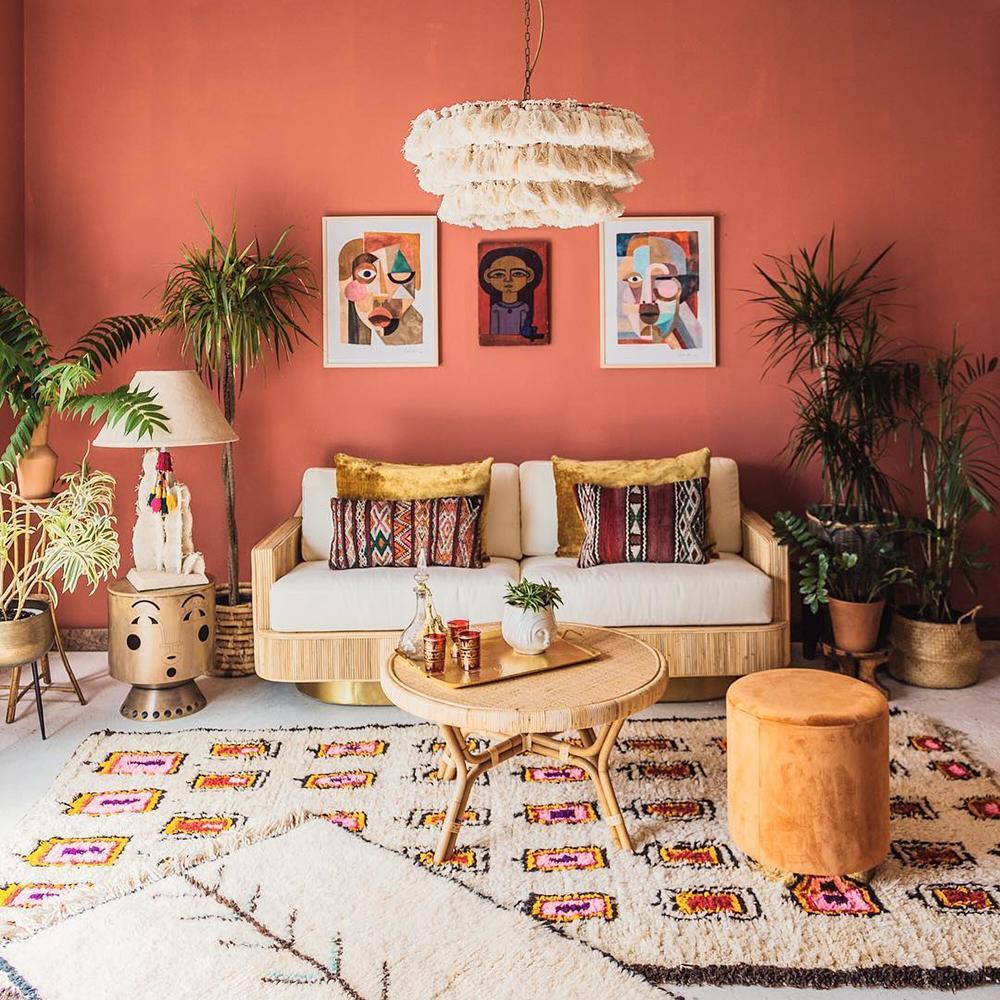 Fiore Boho Handmade Tassel Pendant Lamp