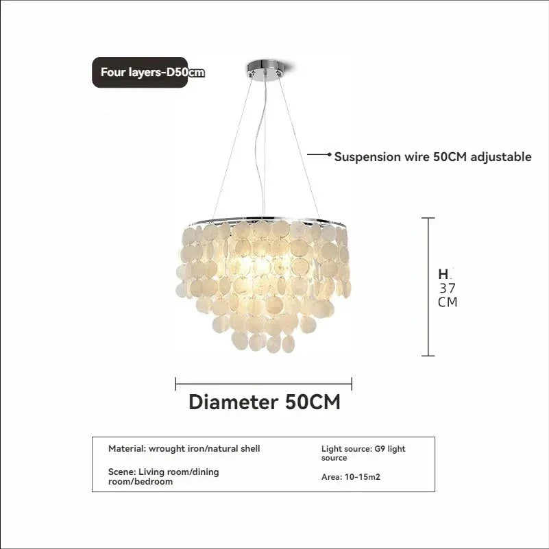 Seashell Pendant Chandelier