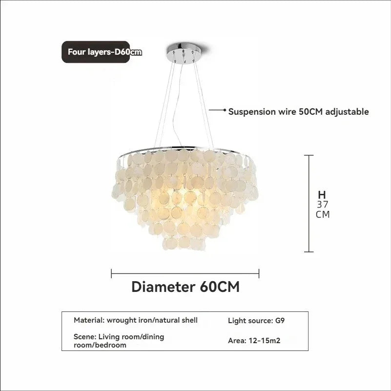 Seashell Pendant Chandelier