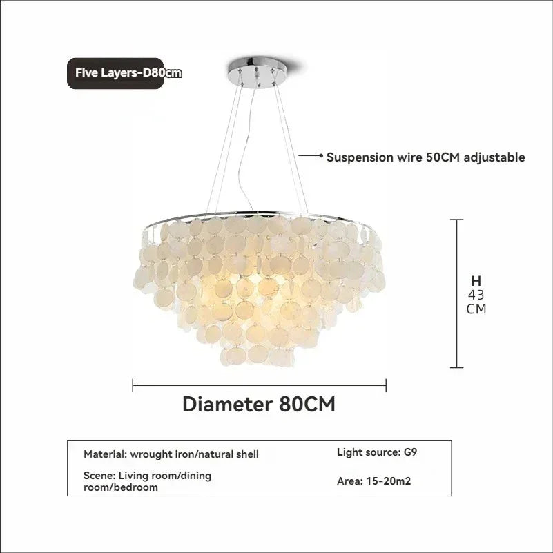 Seashell Pendant Chandelier