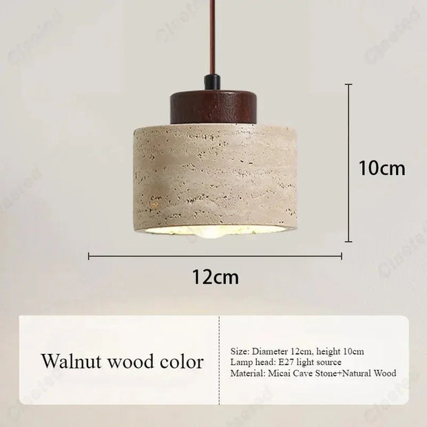 Janette Travertine Pendant Lamp