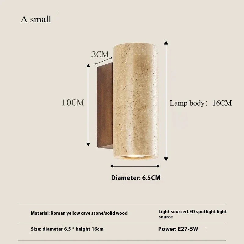 Tomoshibi Travertine Wall Lamp