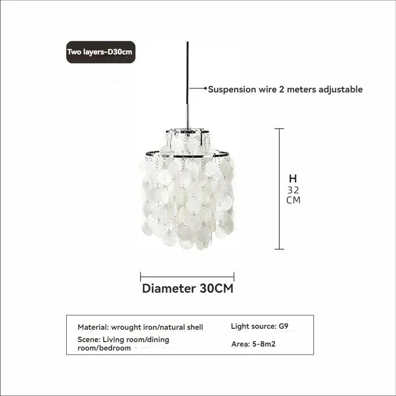 Seashell Pendant Chandelier