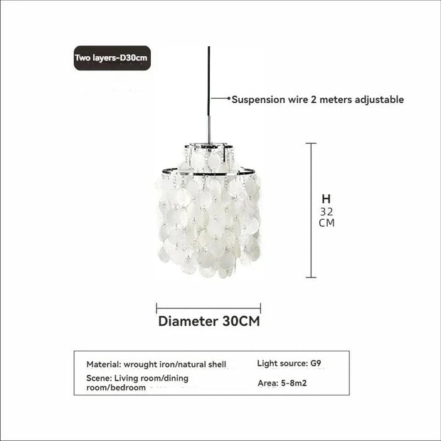 Seashell Pendant Chandelier