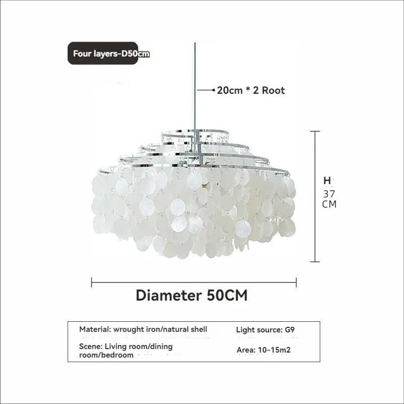 Seashell Pendant Chandelier