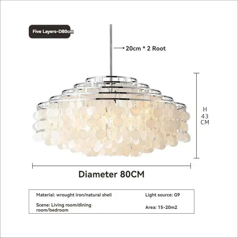 Seashell Pendant Chandelier