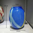 Hamish Striped Glass Vase
