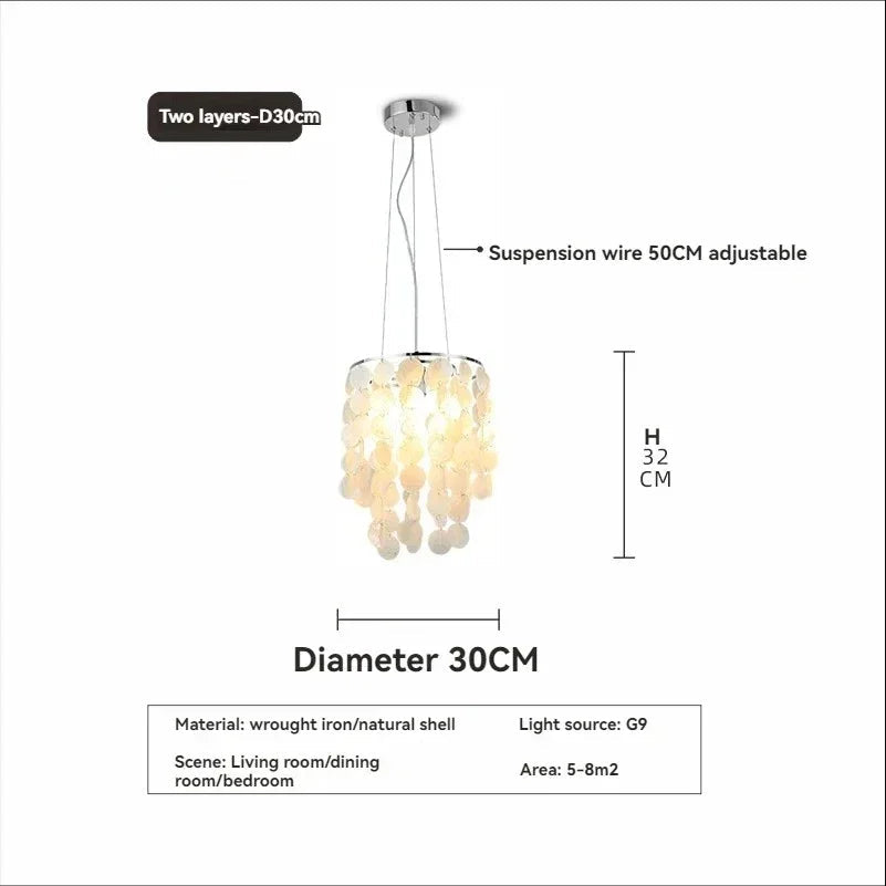 Seashell Pendant Chandelier